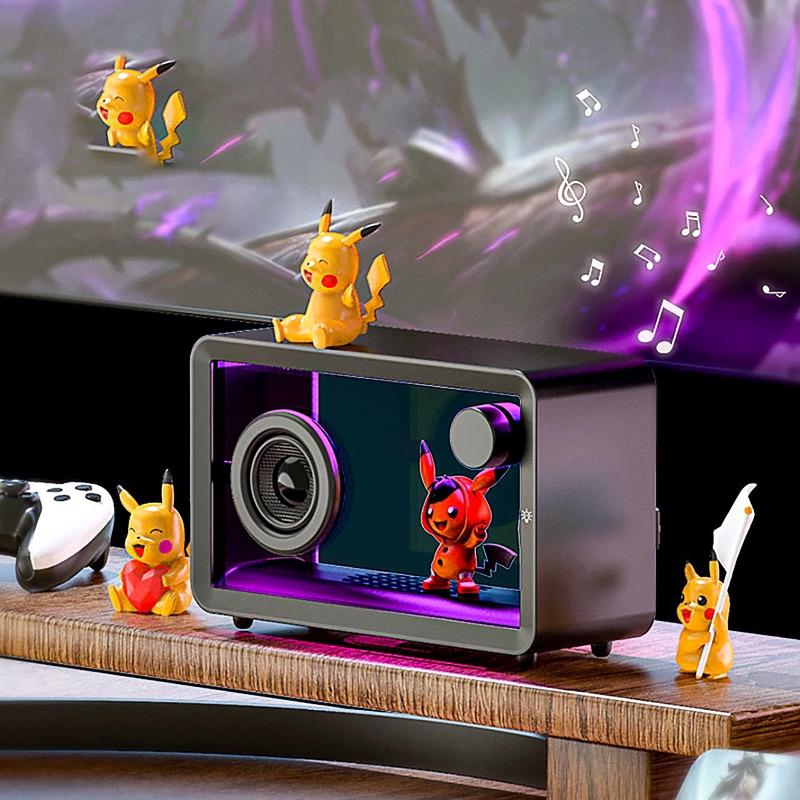 Loa Bluetooth 1997 DK-M8 trong suốt siêu đẹp âm thanh hay led RGB nghe nhạc trang trí Củ Loa