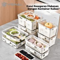 Gambar VISHAL Kontainer Kulkas Multifungsi-Ukuran Bervariasi Muat Banyak & Hemat Tempat Anti Tumpah - B03 (3 SEKAT) dari VISHAL Kab. Tangerang 3 Tokopedia