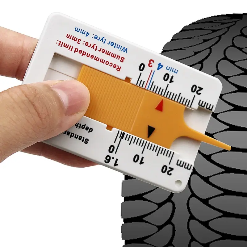 Car Wheel Tire depth gauge 0-20mm Tyre Tread Depthometer Depth - TikTok ...
