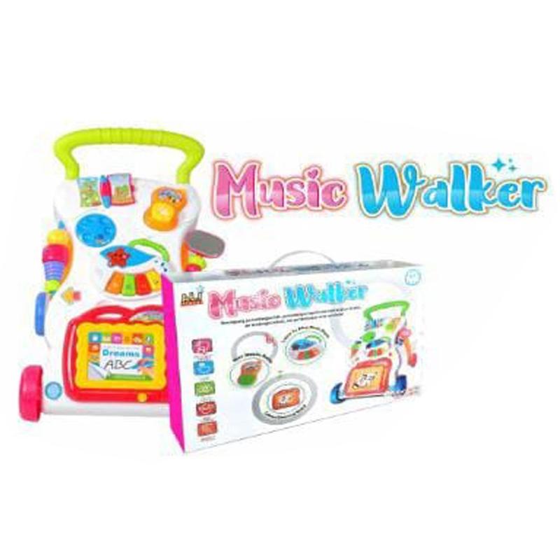 Mainan Baby Walker Music AU03 - Dorongan Bayi Musik - Dorongan Push walker 1