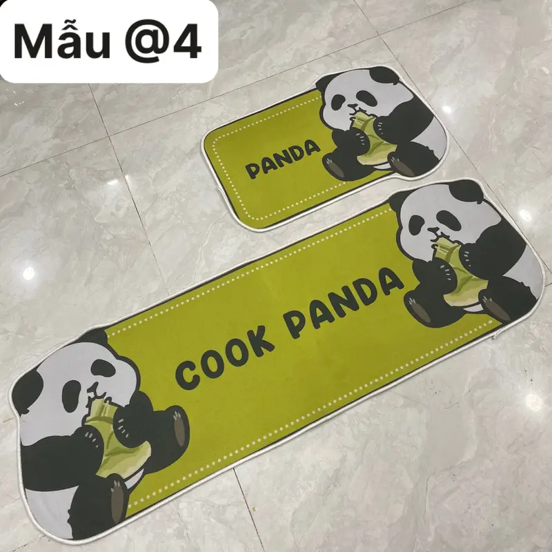 Thảm Lau Chân Nhà Bếp , Bộ 2 Thảm Bếp Hình 3D Loại Đẹp , Thảm Chùi Chân Giá Sỉ 4