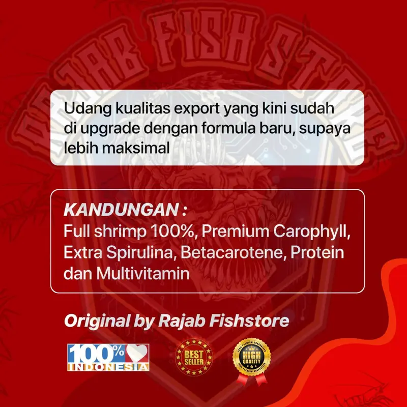 udang kering red power kualitas premium 1
