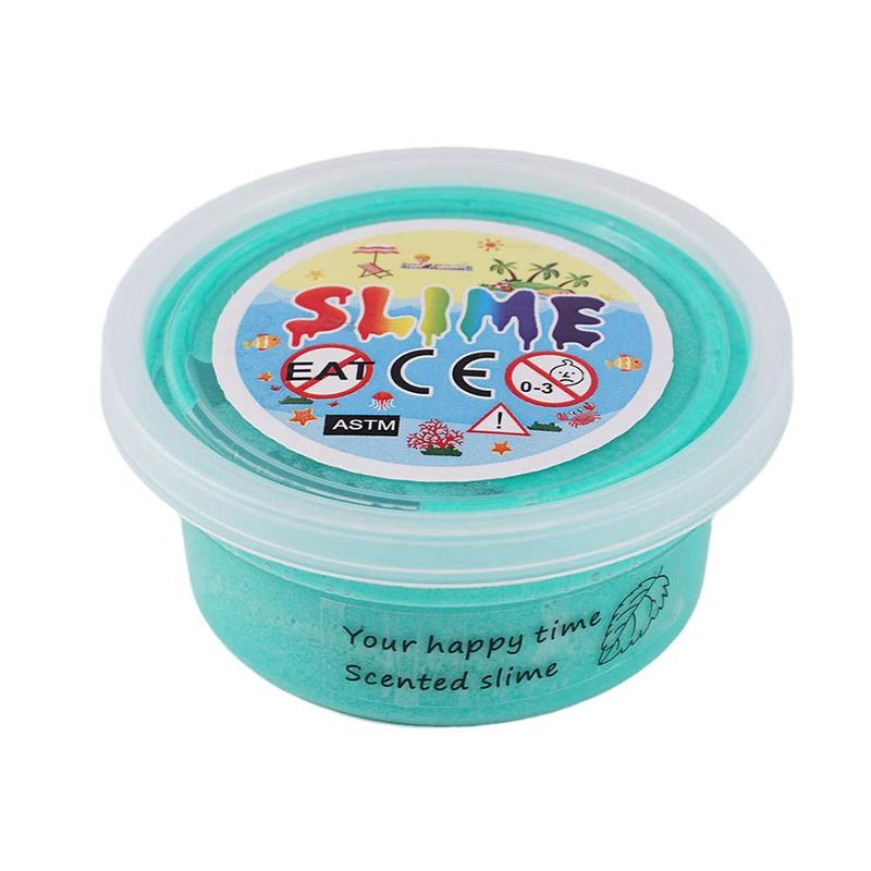 Product Introduction of 1x Fruit Cake Slime Clay DIY Soft Cotton Slime Kit Cloud For Kids Slime Kit Fluffy Floam Kids Slime Clay Toys 21