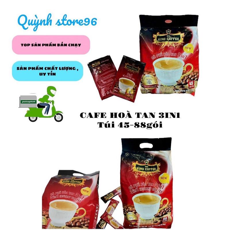 Cà Phê Hòa Tan 3IN1 TNI KING COFFEE TÚI 45/88gói Cafe