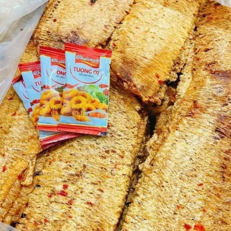 Combo 2 Hủ Mực Cán Tẩm Vị 1 Hủ 250gram /2 Hủ 500gr Chuẩn Loại 1 Thơm Ngon Đậm Vị - Ăn Vặt - Snack khô  mực Chua Food chang  chang 4