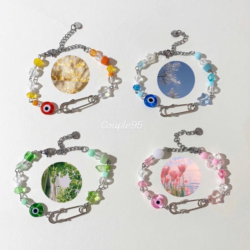 Couple95 Vòng tay dây rút 4Seasons phong cách y2k