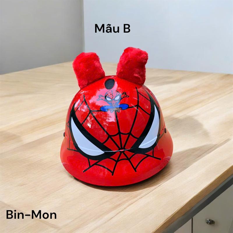 Product Introduction of Nón bảo hiểm Spiderman cho bé 4-8 tuổi vành mũ tròn siêu nhẹ Phụ Kiện Đội Đầu 11
