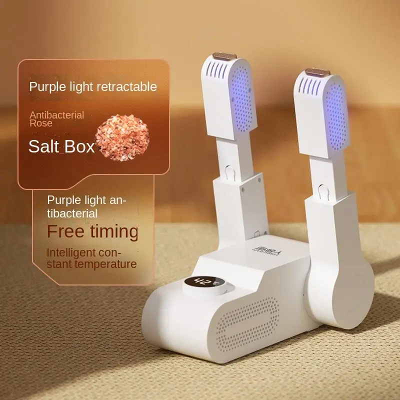LOCAL SHIPPING 220V Intelligent Electric Shoes Dryer Folding Shoes Dryer Shoe Dryer Fast Heater Portable Electric Drying Deodorization