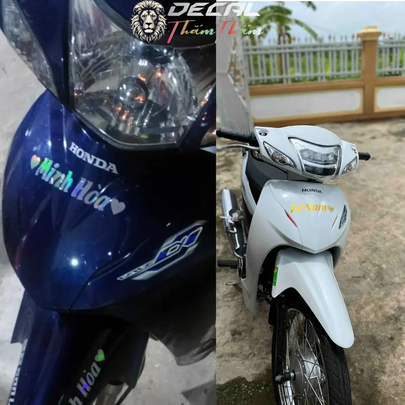 Tem Chữ Ký Dán Xe Theo Yêu Cầu Cao Cấp Nhiều Quà Tặng (Anh chị ghi tên muốn làm tem vào ghi chú hoặc ibb cho shop ạ) 1
