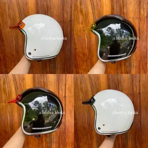 HELM BOGO LIST CHROME DEWASA SNI TERBARU