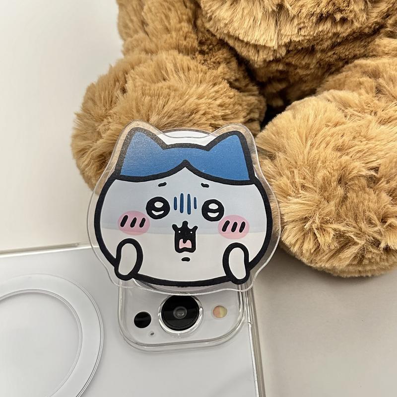 Product Introduction of Japanese Cartoon Chiikawa Magnetic Suction Bracket Cute Giikawa Lazy Bracket opposite Sex Epoxy Airbag Bracket 23