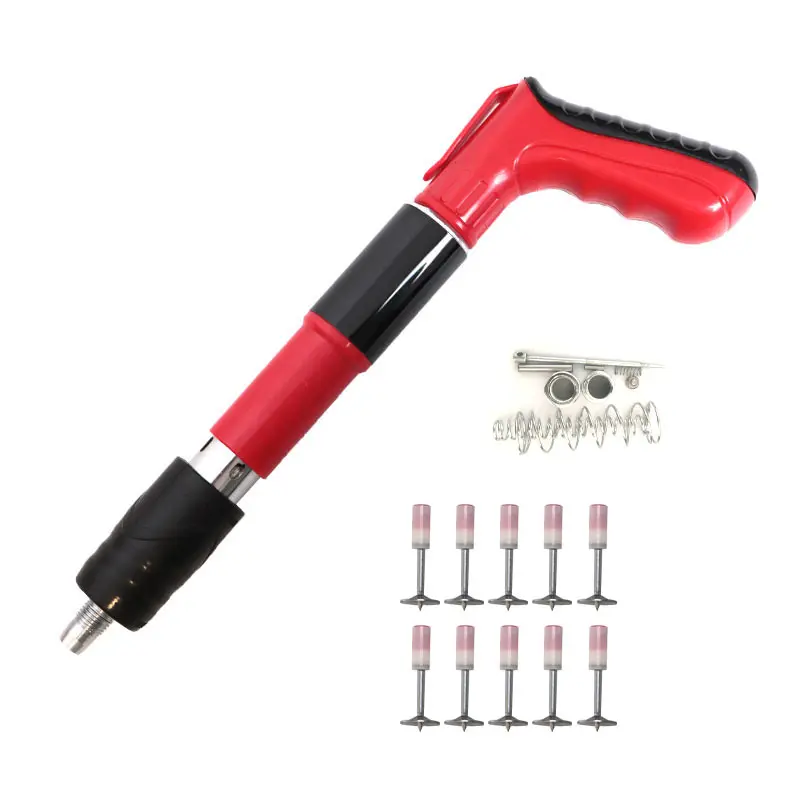 Máy tán Đinh Hạt Nổ Máy ghim đinh hạt nổ Mẫu Mới Nhất 2024 + tặng 100 đinh + bộ phụ kiện + hộp đựng may  bandinh may  bandinhbetong 2