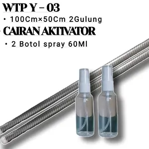2Gulung water Transfer Printing Y-03 100cm×50cm + 2Botol Cairan Perekat WTP 60Ml