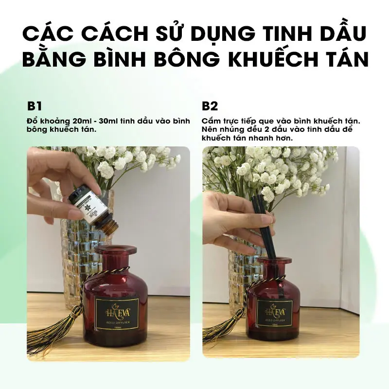Tinh Dầu Hợp chất HA EVA | Trà trắng | 10ml/30ml/100ml 3