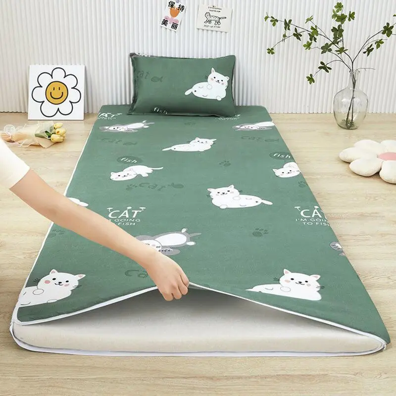 Dormitory Single 90x190 Student Fully Wrapped Zipper Cover Anti Dirty Mattress Set