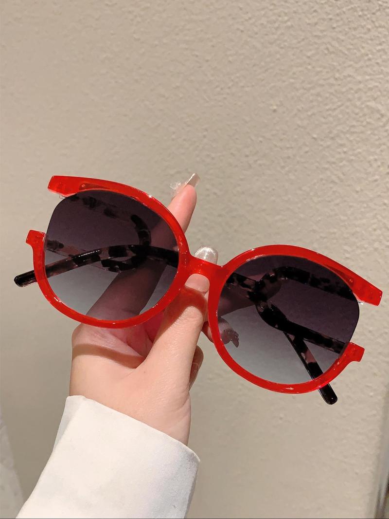 Product Introduction of Retro Outdoor Round Frame Fashion Sunglasses, Travel Glasses Trends 2024 for Women, 2024 New Style Sun Protection Sunglasses for Trip & Driving Use 1