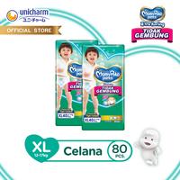 Gambar MamyPoko Pants X-tra Kering Slim Tidak Gembung - XL 40 - Popok Celana - 2 Packs dari Unicharm Official Store Kab. Tangerang 2 Tokopedia
