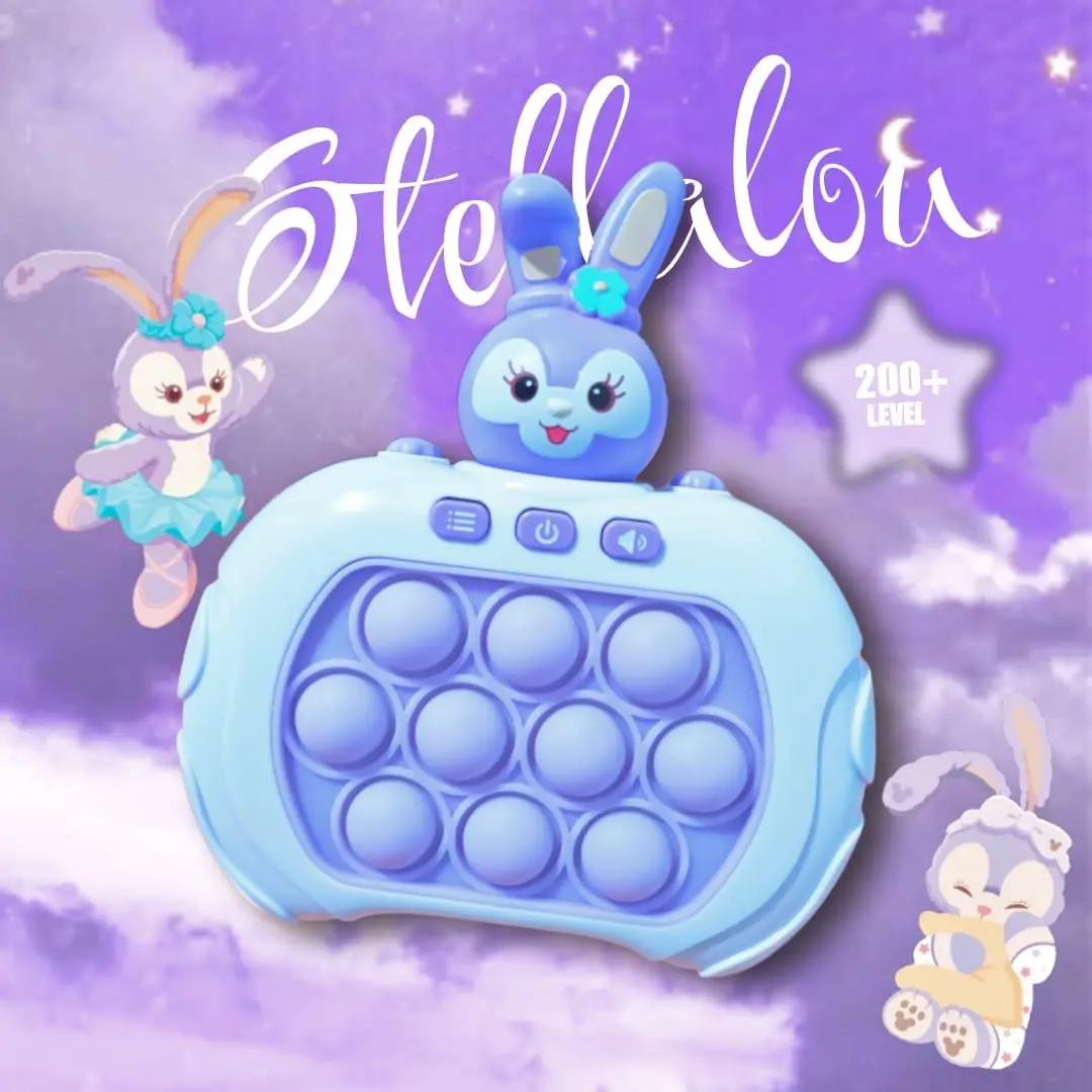 【CM】2024new Pop It Push Bubble Game Challenge Fidget Toys Dengan Mesin Game LED Menghilangkan Stress Mainan fidged toys game Antistress Permainan