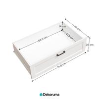 Gambar Dekoruma SHIRO Lemari Laci 4 Susun - Kabinet Laci - Drawer Chest - Putih dari Dekoruma Official Store Kab. Bekasi 3 Tokopedia