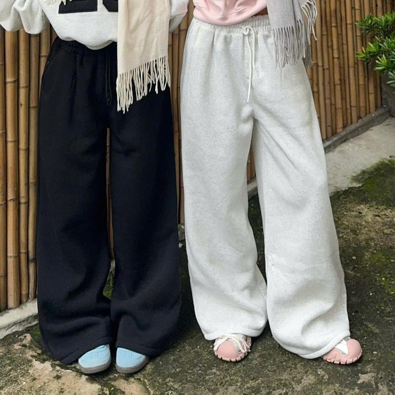 [ DEAL MỞ BÁN ]  AB HOUSE - Quần nỉ ống rộng Sweat pants form rộng nam nữ Voan Tết Ấm Project AB x OUTE