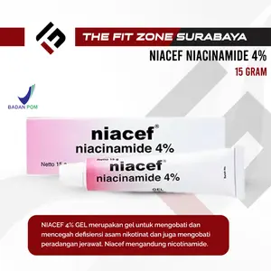 Niacef Niacinamide 4 15 Gram Tube Obat Vitamin Wajah Berjerawat