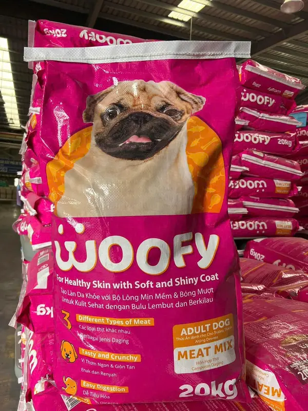 Hạt Woofy thức ăn cho chó trưởng thành 0,5kg (1 gói 500g) 0