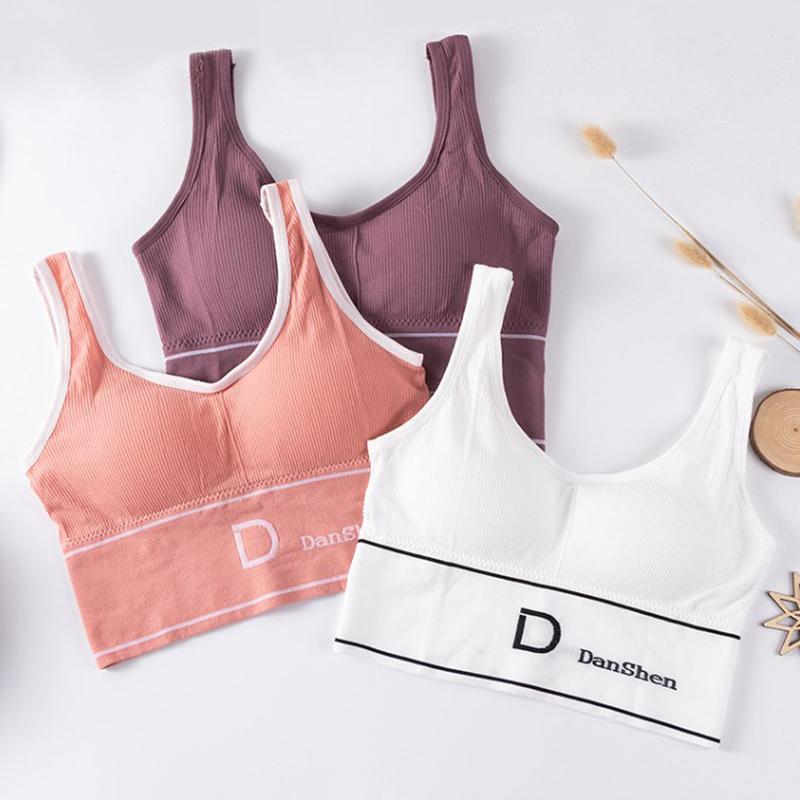 Product Introduction of 1 Pcs Women Sports Yoga Bras Push Up Bralette Breathable Seamless Underwear With Pads Fitness Workout Gym Crop Tops Running Vest 20