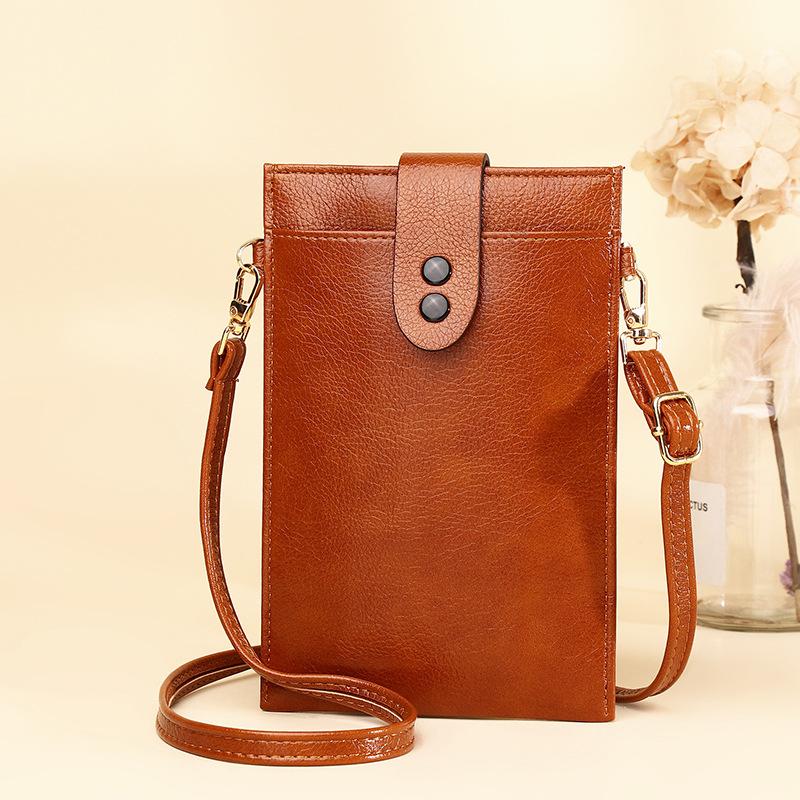 Online Red Japanese Style Artistic Retro Shoulder Bag Simple Casual Vertical Mini Bag Korean Style 2024 Crossbody Phone Bag 0