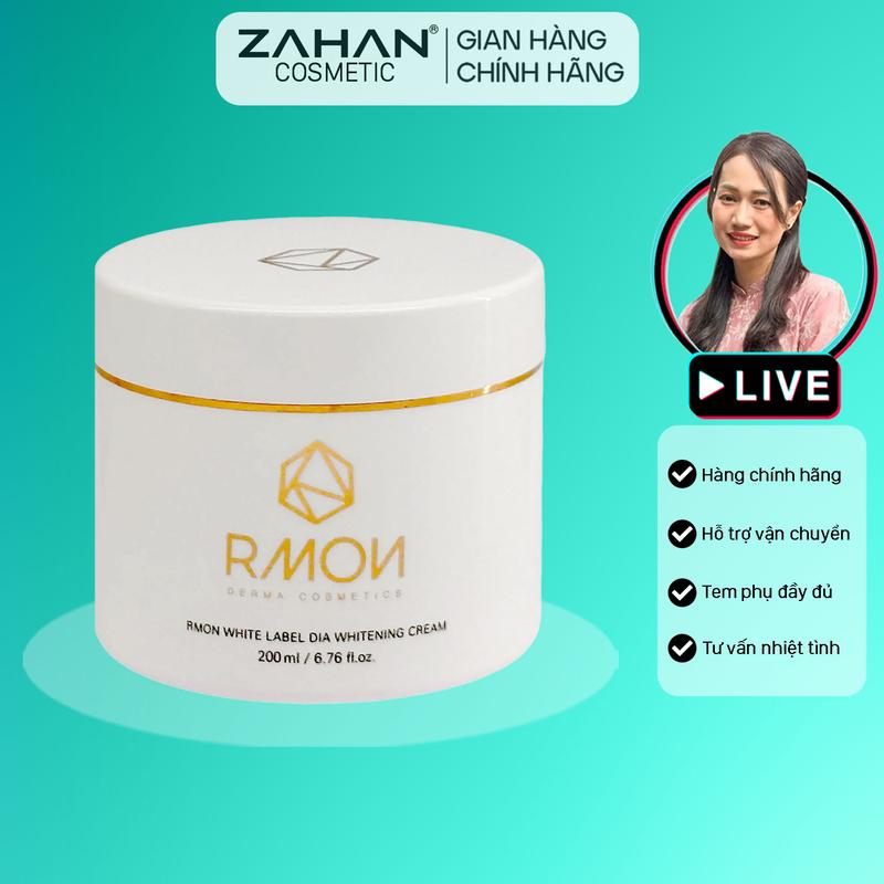 Kem dưỡng body Rmon White Label Dia Whitening Cream 200ml