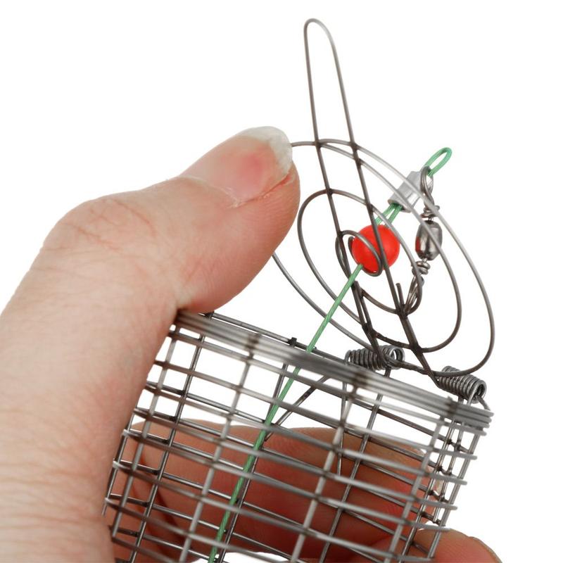 Product Introduction of Portable Shrimp Catch Holder Fishing Tackle Fishing Lure Trap Food Feeding Aquarium Bait Feeder Fishing Bait Cage 16