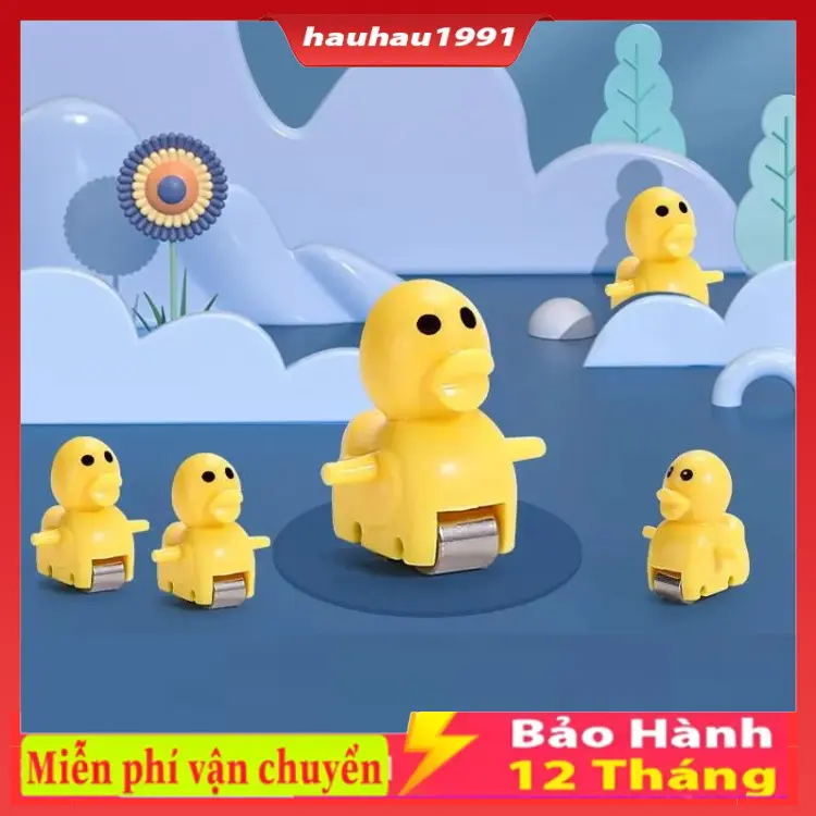 Set 3 con vịt lẻ bộ đồ chơi vịt leo cầu thang