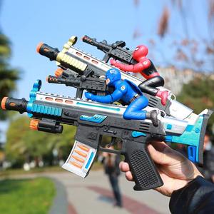 Hot Selling Children's Toy Gun Electric Cool Sound and Light Voice Gun Simulation Submachine Gun