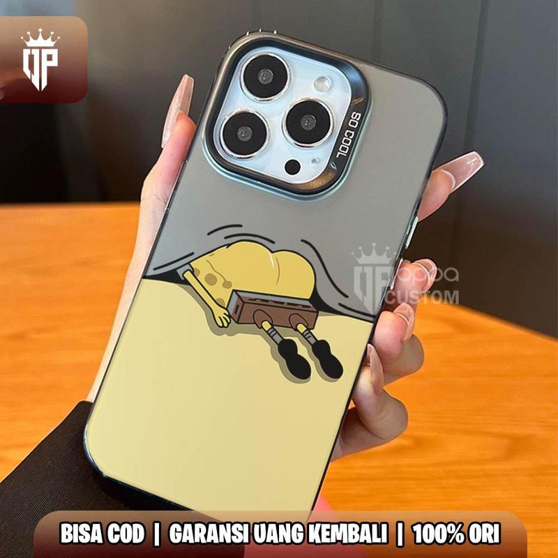 Product Introduction of Pelindung HP Premium Laser Matte Hard Casing HP CASE ANIME KARTUN SPONGE BB FOR ALL TYPE - SPONGE OPPA CUSTOM 24