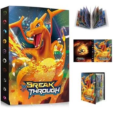  Album hình Charizard khủng long lửa Sổ đựng bộ sưu tập thẻ phong cách card Pokemon bửu bối thần kỳ 1492 2 