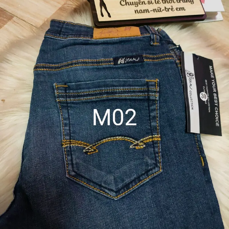 Quần lửng hàng xuất vải jean co giãn 2