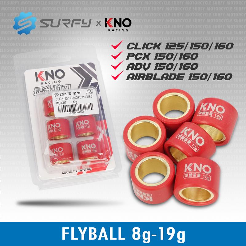 KNO Racing Flyball Bola Copper Power Up Durable 280 °C Heat Resistance ...