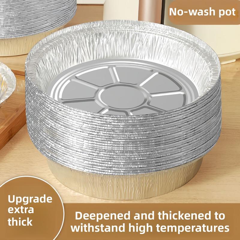  Khay Giấy Bạc Thiếc Nồi Chiên Không Dầu Đặc Biệt Hộp Giấy Bạc Thiếc Gia Dụng Khay Nướng Lò Nướng Khay Giấy Bạc Nhôm Chống Dầu Thực Phẩm Khay BBQ 