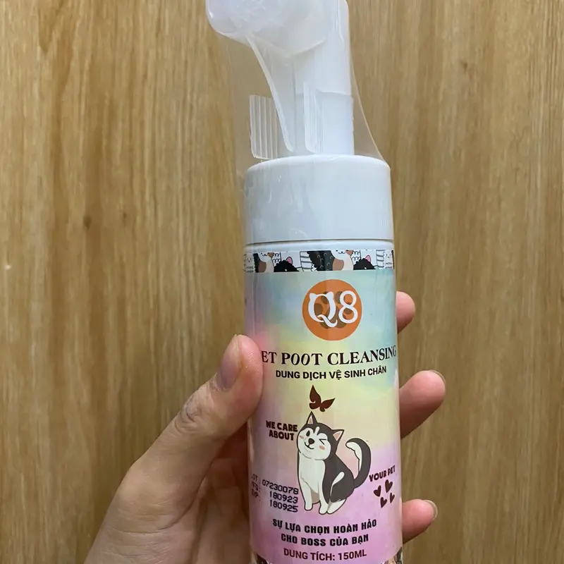 Bọt vệ sinh chân cún - Pet foot cleannsing 150ml - Bọt làm sạch chân thú cưng - Mầm Pet 0