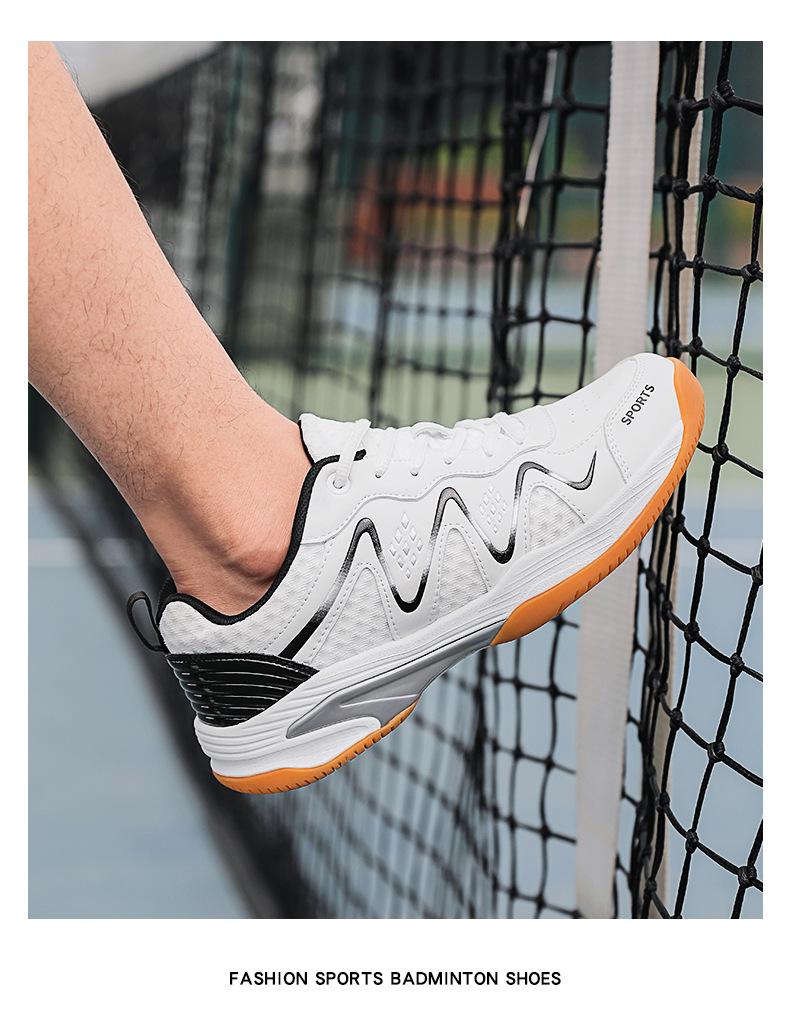 Product Introduction of Cross-Border New Arrival Badminton Shoes Men's and Women's Non-Slip Breathable Shock Absorption Sneakers Wear-Resistant Sneakers Outdoor Professional Training Shoes 13