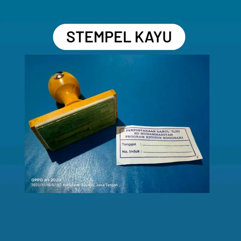 STEMPEL KAYU 2
