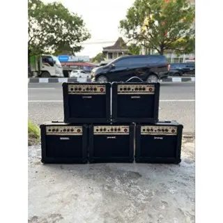 Amply Gitar Difergio Ukuran 6" sudah ada Efek Drive / Distorsy GRATIS Kabel Jack