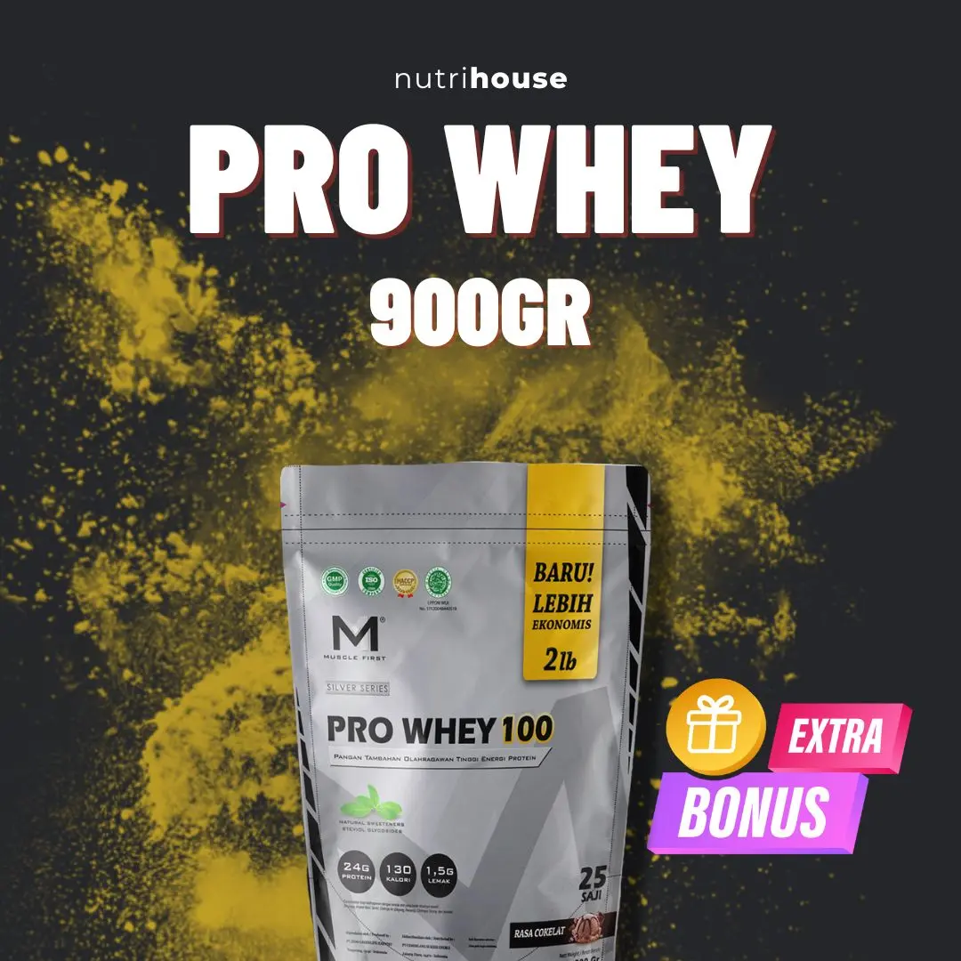 M1 Pro Whey 900gr 2lb Muscle First Whey Protein Concentrate Nutrihouse