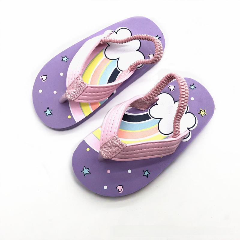 Product Introduction of [New Model] AG SHOP Summer New Children's Slippers Flip-Flops Boys Girls Shoes Beach Shoes Baby Shoes Thong Sandals ✨ [Angel] ✨ 5