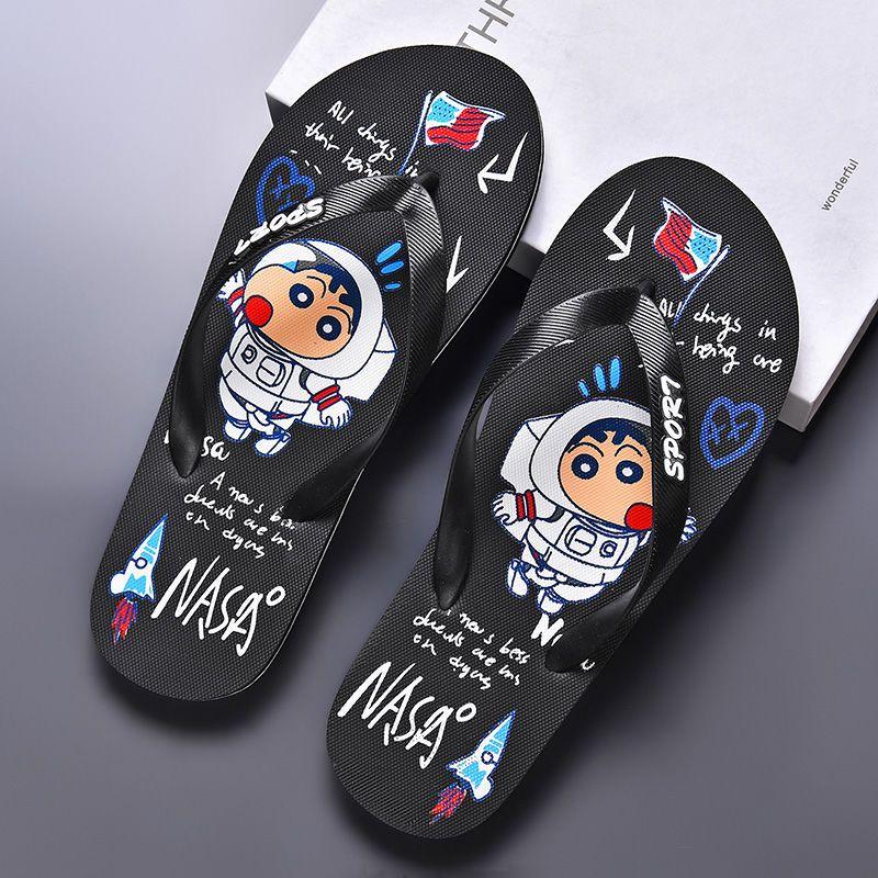 Dép Xỏ Ngón, Bút Chì Màu Xiaoxin Đồng Thương Hiệu Nasa, Dép Lê Nam Thời Trang Trẻ Trung Mùa Hè, Có Thể Đeo Ngoài Trời, Dép Xỏ Ngón Đi Biển, 2024 6