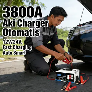 Charger Otomatis & Inverter 220V Intelligensia 12V-24V 300W: Solusi Pengisi Baterai Mobil untuk Perawatan Optimal & Pengembalian Daya Baterai