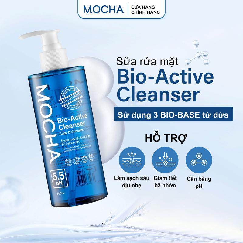 Sữa Rửa Mặt Bio Active Cleanser Mocha 300ml Skincare 1