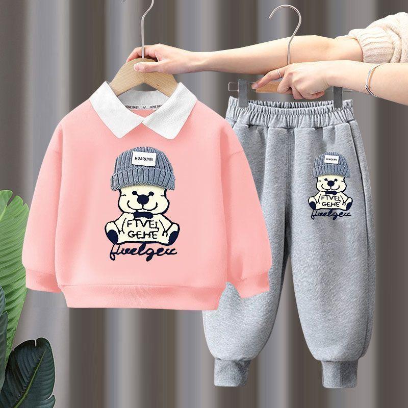 Product Introduction of Bộ Quần Áo Mùa Xuân, Áo Len Có Ve Áo Cho Bé Trai, Phong Cách Phương Tây, Đi Chơi, Thích Hợp Cho Mùa Xuân Và Mùa Thu, Cho Bé Gái, Bộ Đồ Hai Mảnh, Thời Trang 21