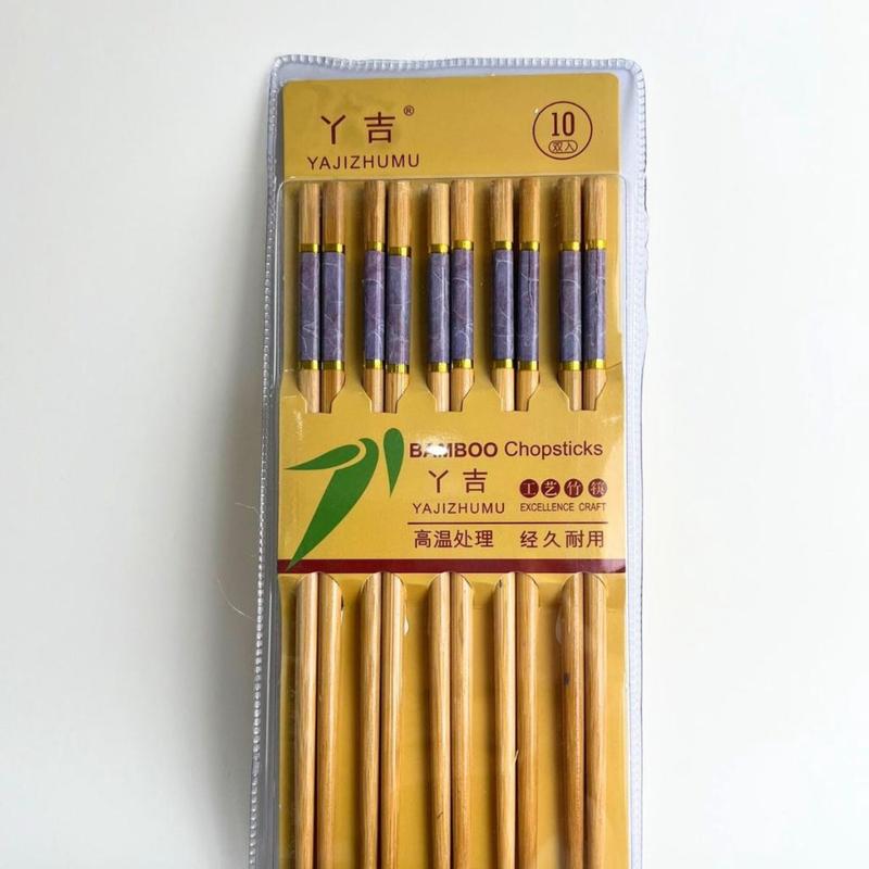 Đũa Tre Xuất Khẩu Nhật Vỉ 10 Đôi Đũa Vân Đá - Chế Tác Tinh Sảo - Bền Đẹp đũa  khử 5