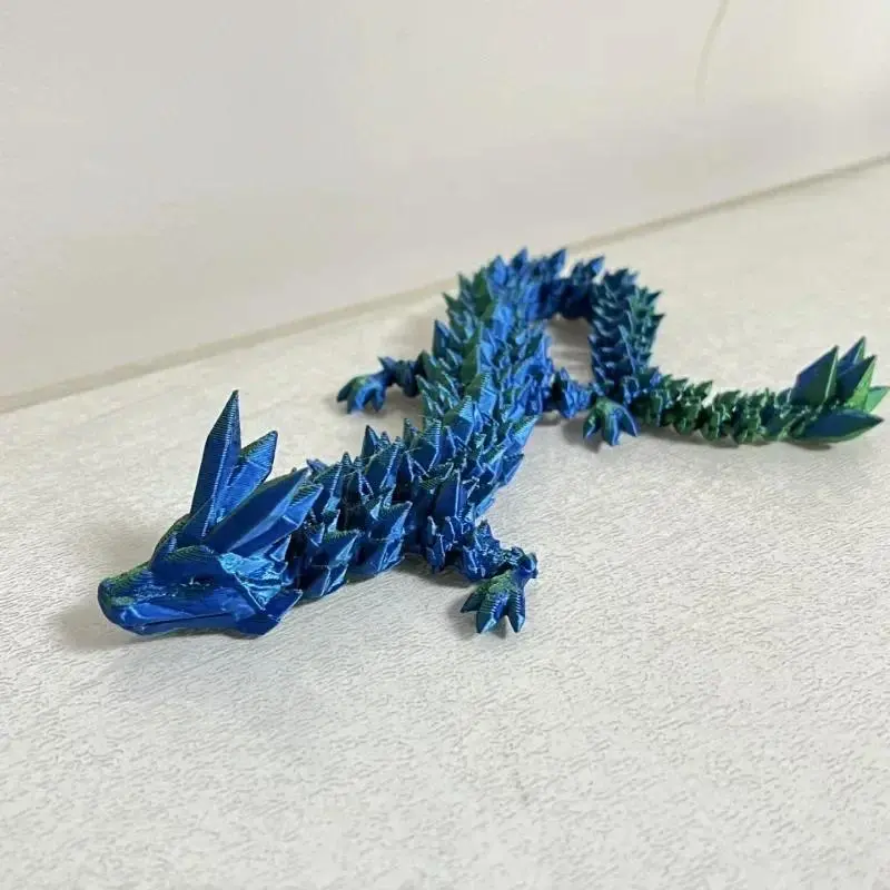 New 3D Printed Chinese Dragon Full Body Joints That Can Move Home Furnishings and Decorations Are Worth Collecting Creative Toys Design Decorating 0