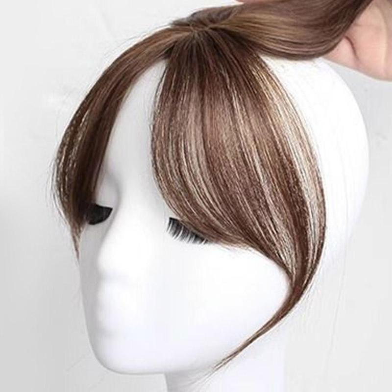 Product Introduction of Sambungan Rambut Palsu Poni Lapan Aksara Udara Perancis Halimunan, Lancar, untuk Rambut Wanita, dengan Poni pada Q2R6 22